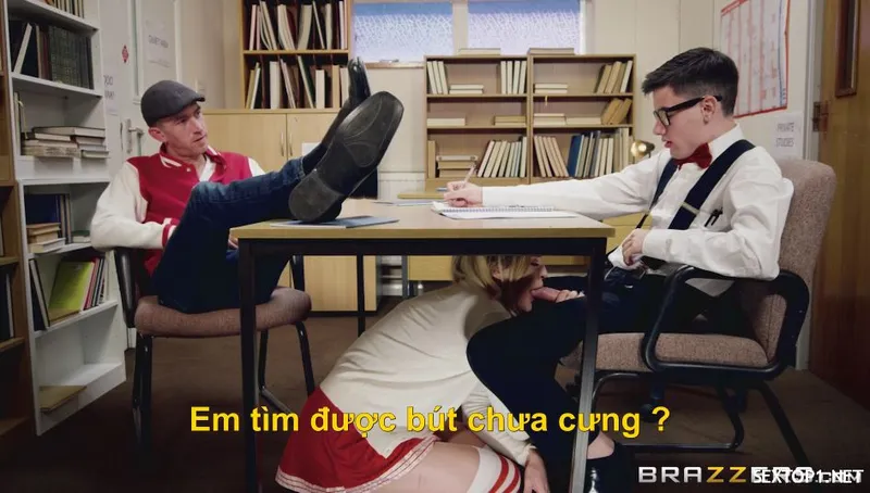 Làm tình ghệ tên đầu ghệ ở trường vietsub